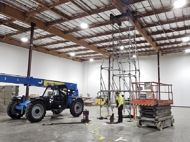 Commercial interior construction